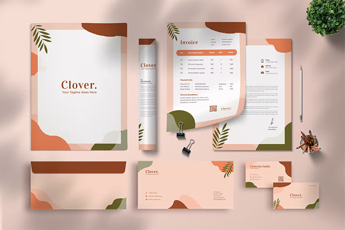 Branding clover - Design grafico