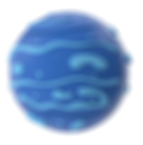Cartoon Planet Neptune