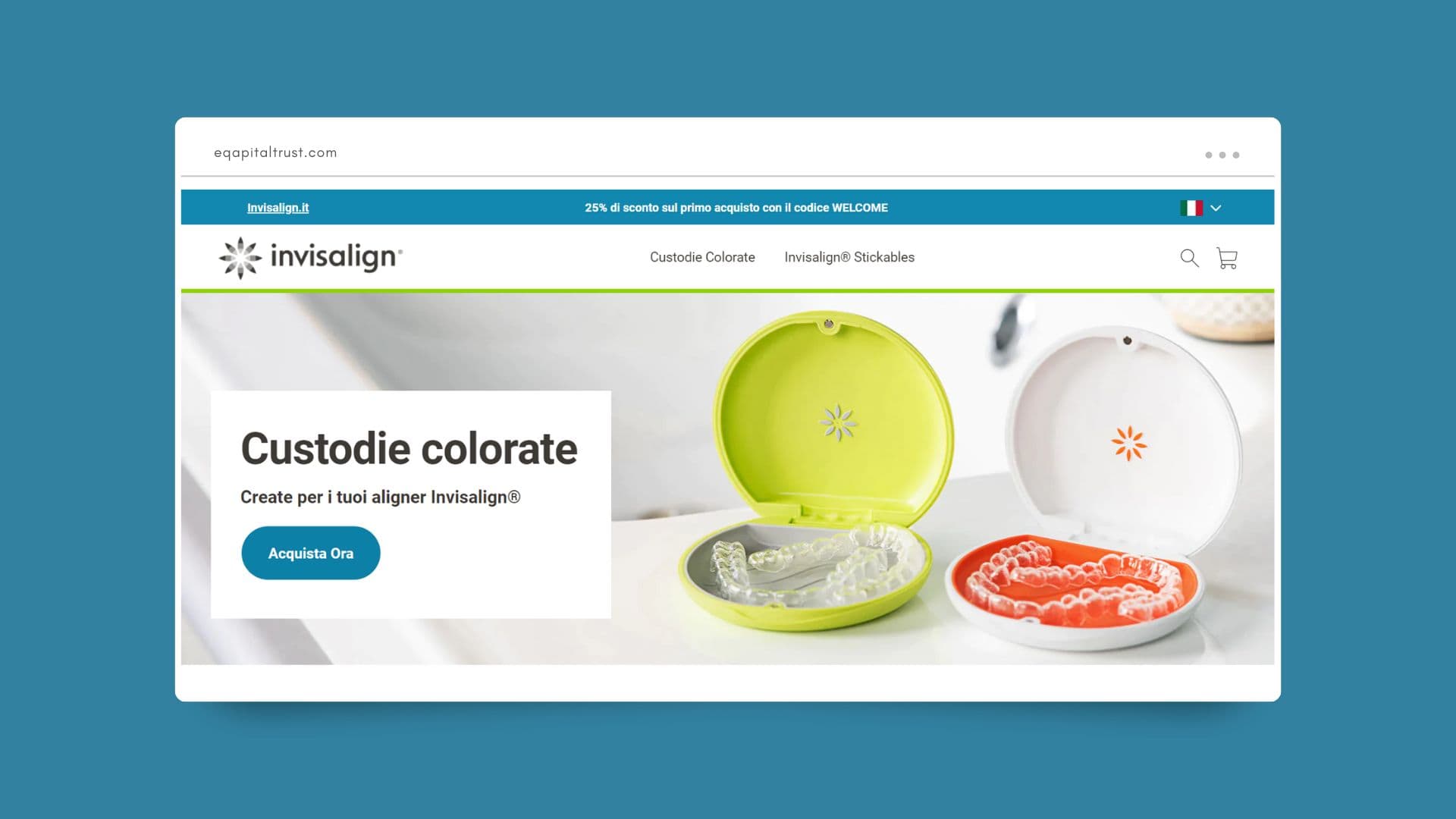 Align tech - Invisalign - Website-Verwaltung - Europäisches Unternehmen - 226lab marketing agency - Svizzera -Lugano - Italia
